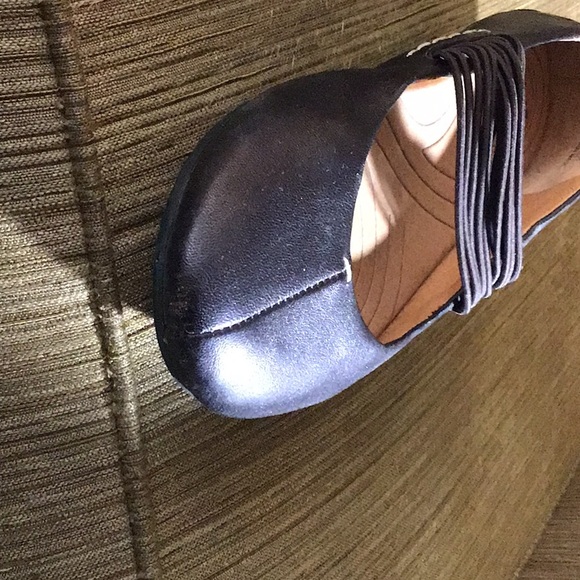 Brown leather flats - Picture 5 of 5